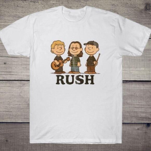 Other - Rush Band Peanuts Style Cartoon Graphic T Shirt